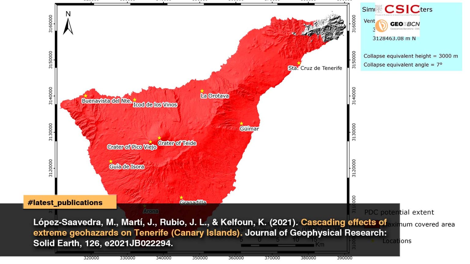 Cascading Effects of Extreme Geohazards on Tenerife (Canary Islands)