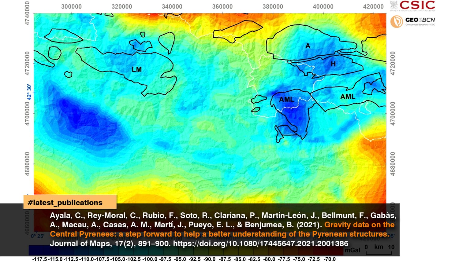 Gravity data on the Central Pyrenees: a step forward to help a better understanding of the Pyrenean structures