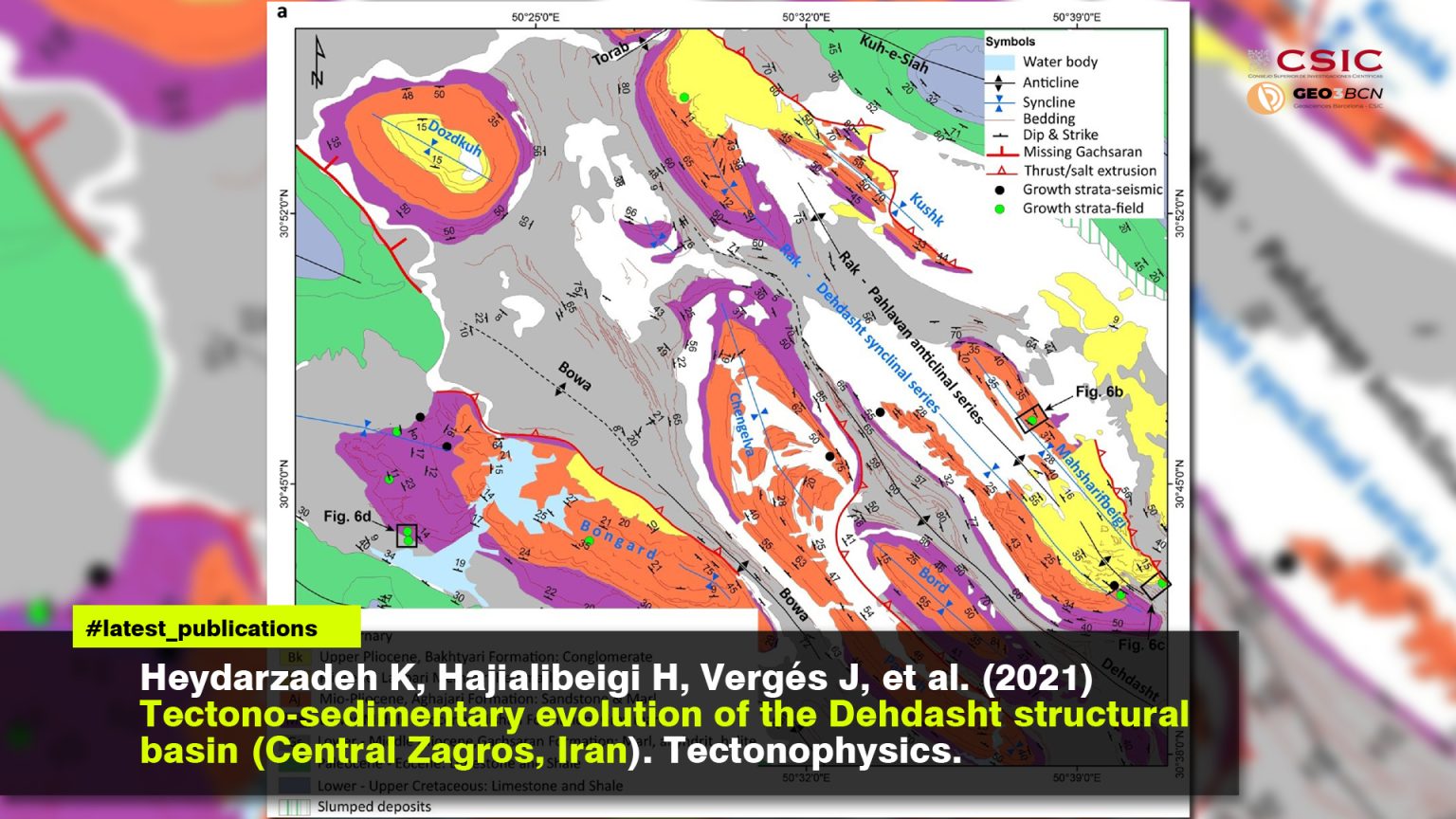 Tectono-sedimentary evolution of the Dehdasht structural basin (Central Zagros, Iran)