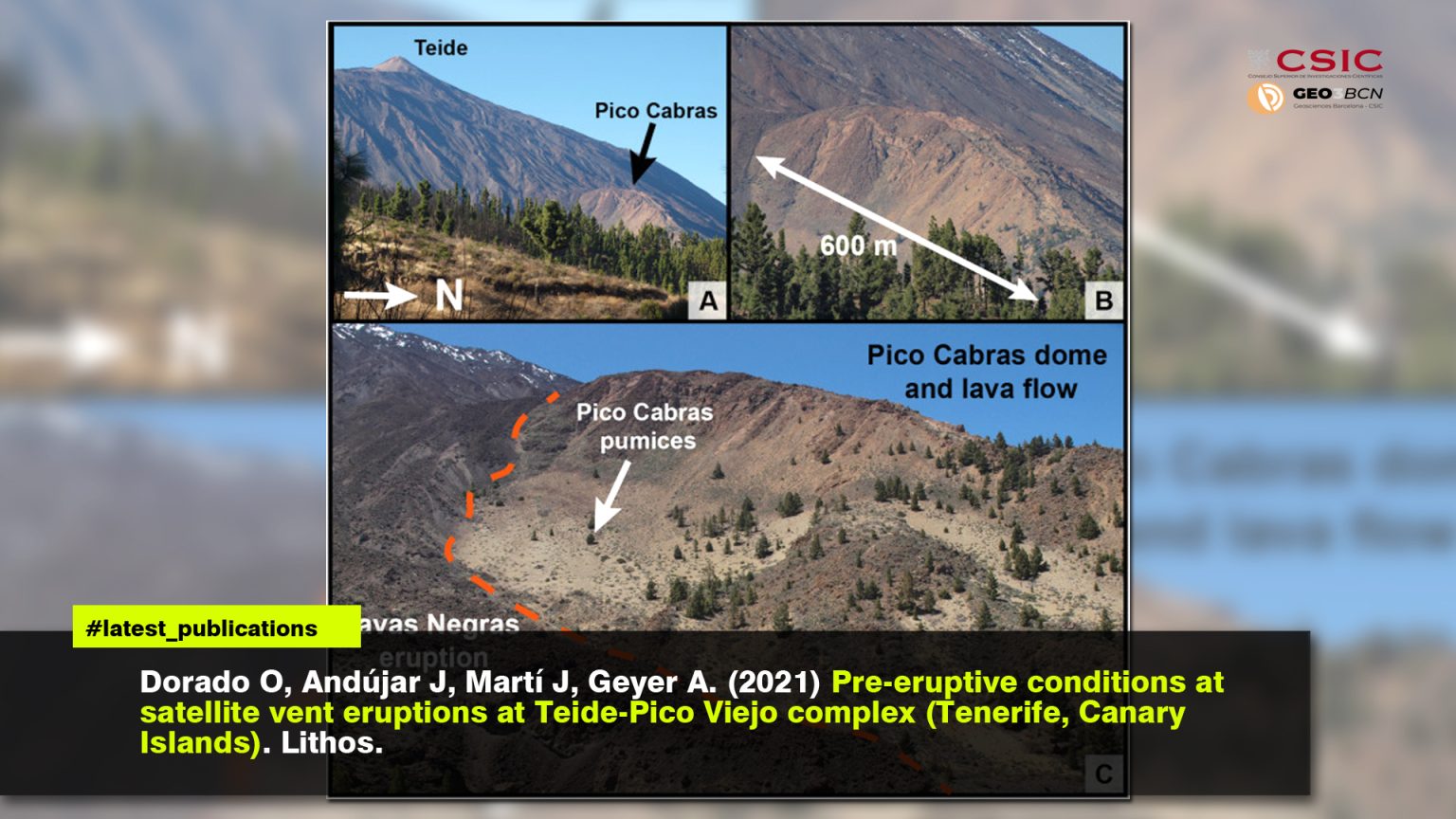 Pre-eruptive conditions at satellite vent eruptions at Teide-Pico Viejo complex (Tenerife, Canary Islands)